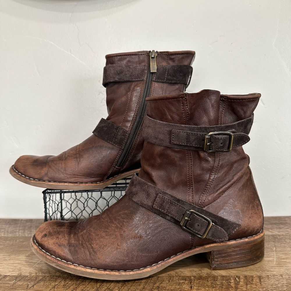 Paul Green Austria Brown Burnished
Leather Biker Motorcycle Boot Sz 8.5 US - Picture 16 of 16